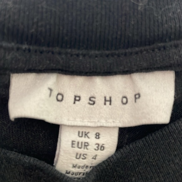 TOPSHOP Tie Front Tee - Picture 4 of 6